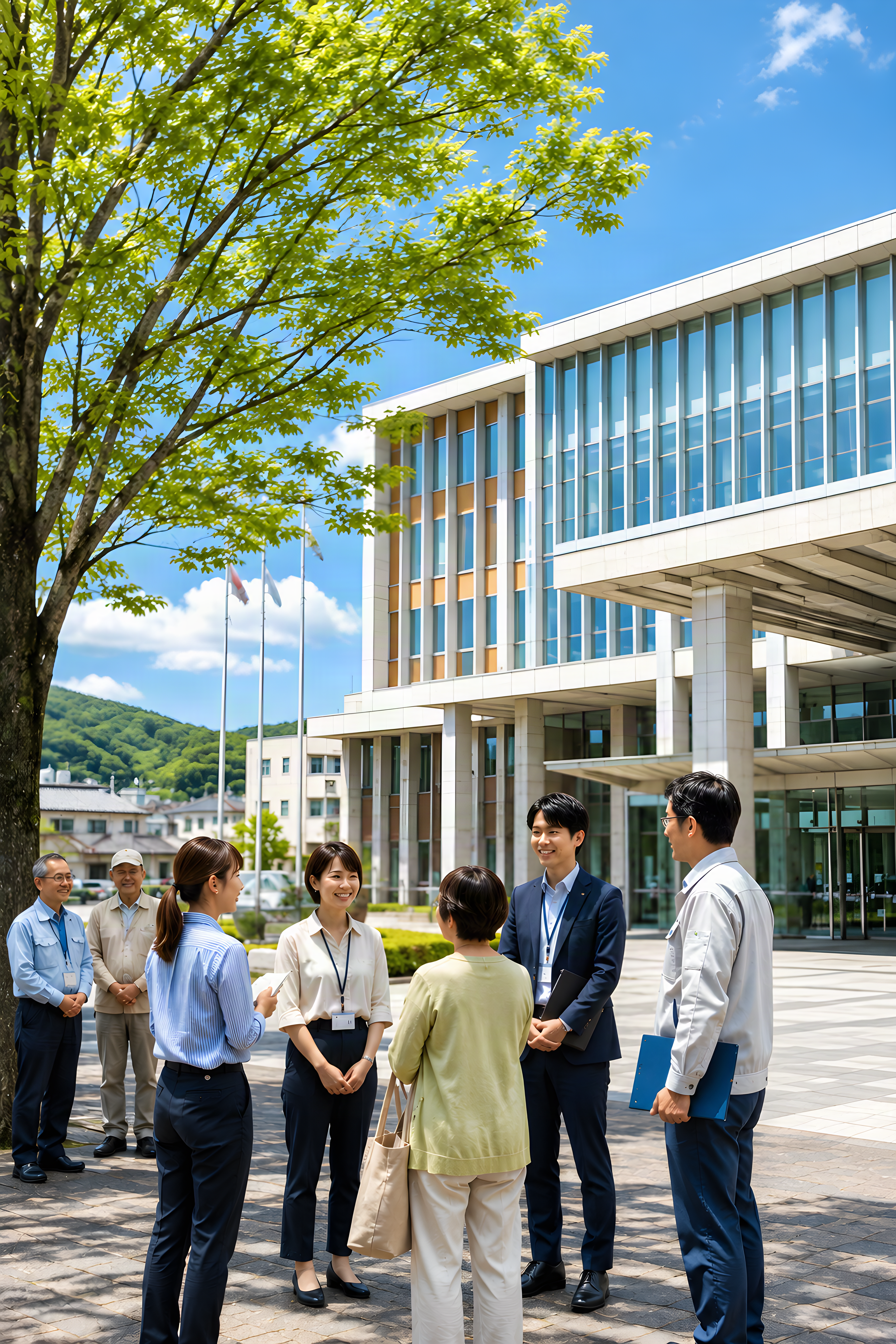 自治体庁舎の外観